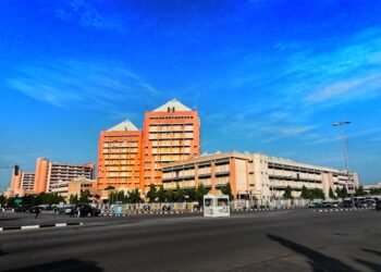 The Federal Secretariat building, Abuja, Nigeria.