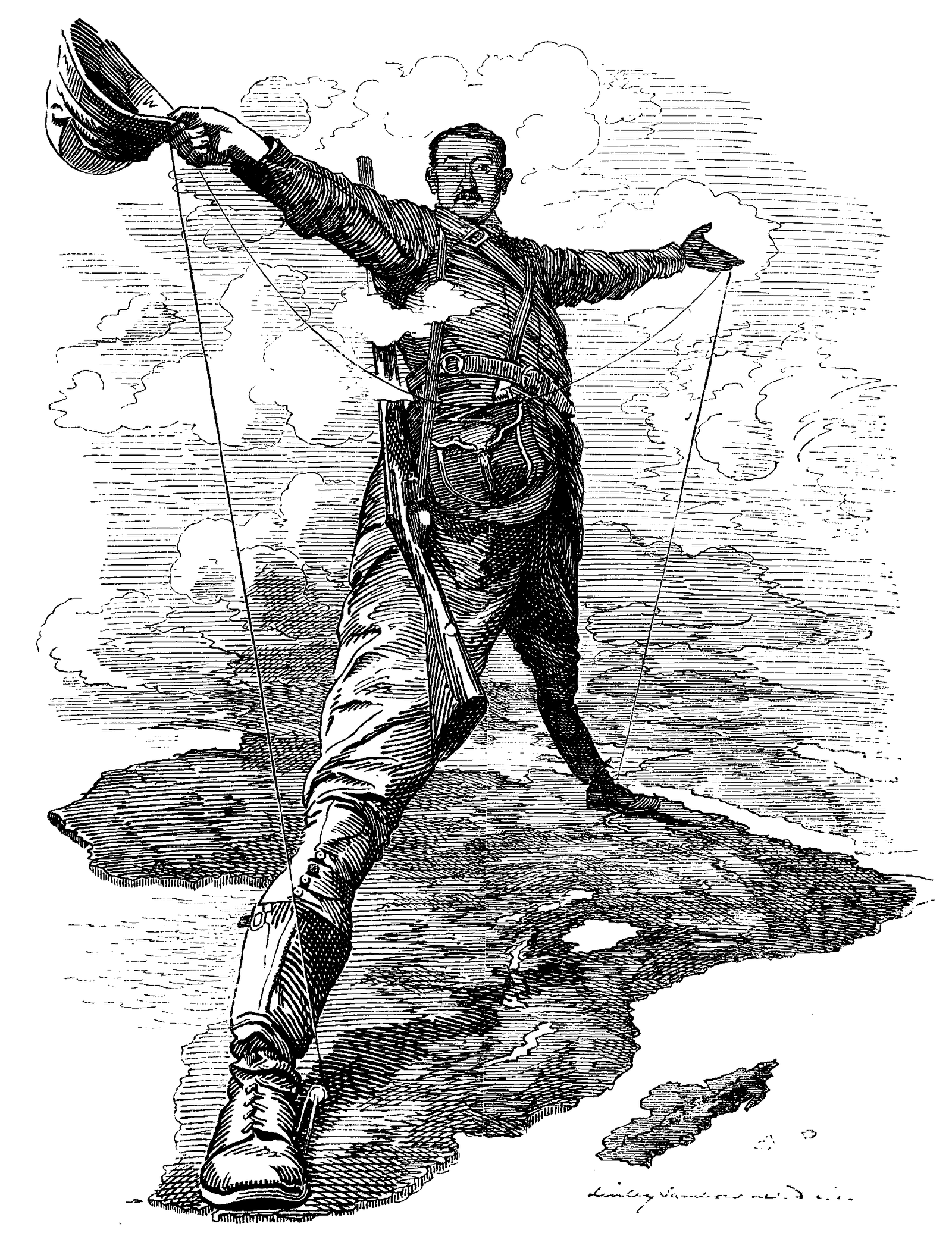 Comparative maps of colonial control in Africa in 1880 and in 1913.
