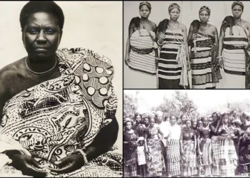 The mock grave commemorating the women of the 1929 Women's War in south-eastern Nigeria.