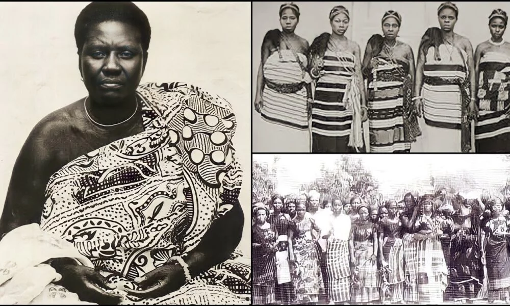 The mock grave commemorating the women of the 1929 Women's War in south-eastern Nigeria.