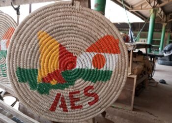 The emblem of the Alliance of Sahel States (AES).