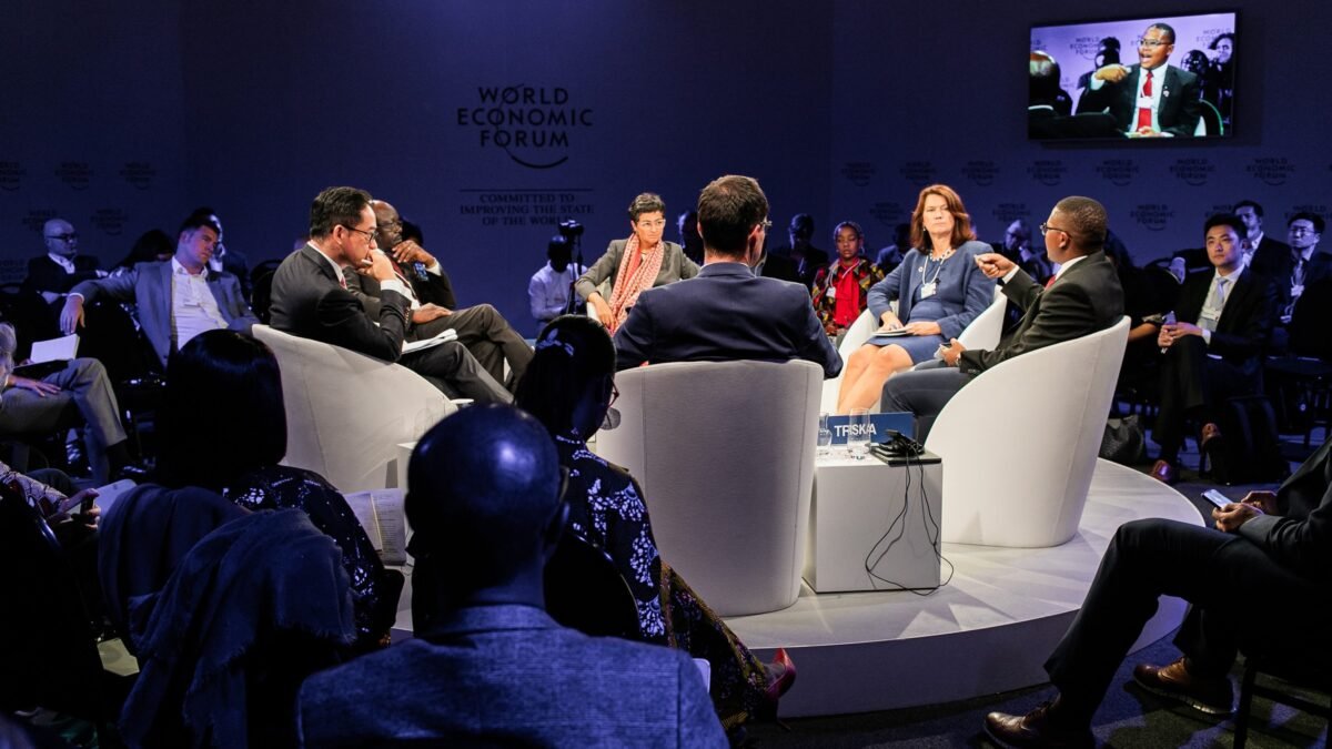 A panel session at the World Economic Forum on Africa, 2019.