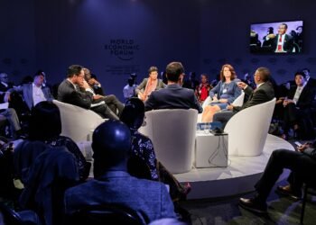 A panel session at the World Economic Forum on Africa, 2019.