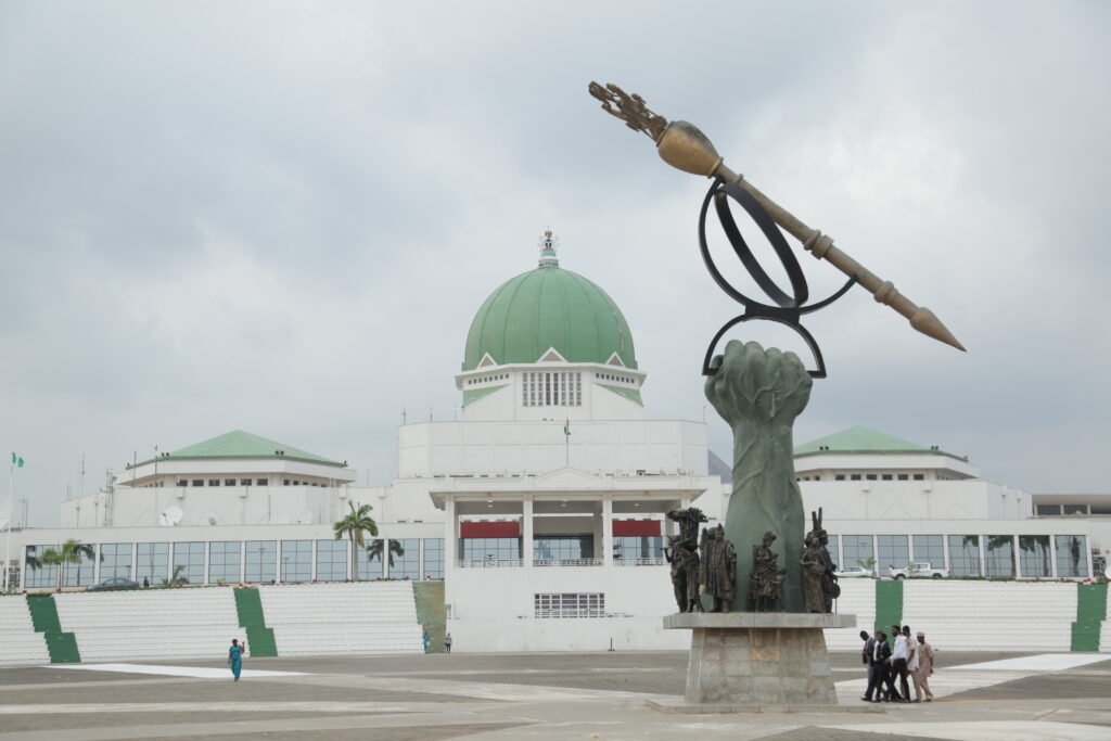 The National Assembly complex in Abuja, Nigeria.