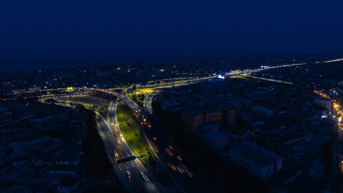 The Third Mainland Bridge, Lagos, Nigeria.