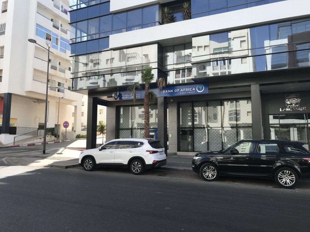 A Bank of Africa branch on Avenue des FAR, Agadir, Morocco.