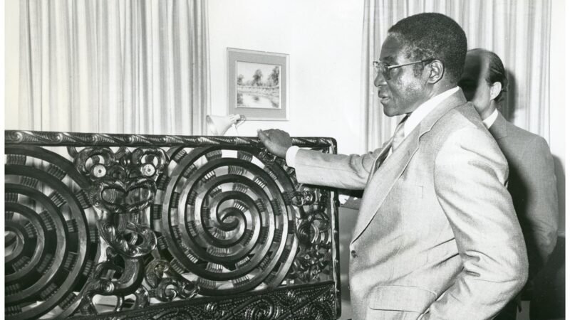 Robert Mugabe as Zimbabwe's Prime Minister in 1980.