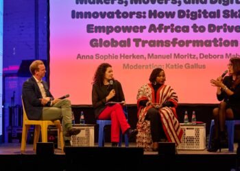 A panel discussion on digital skills and Africa's global role.
