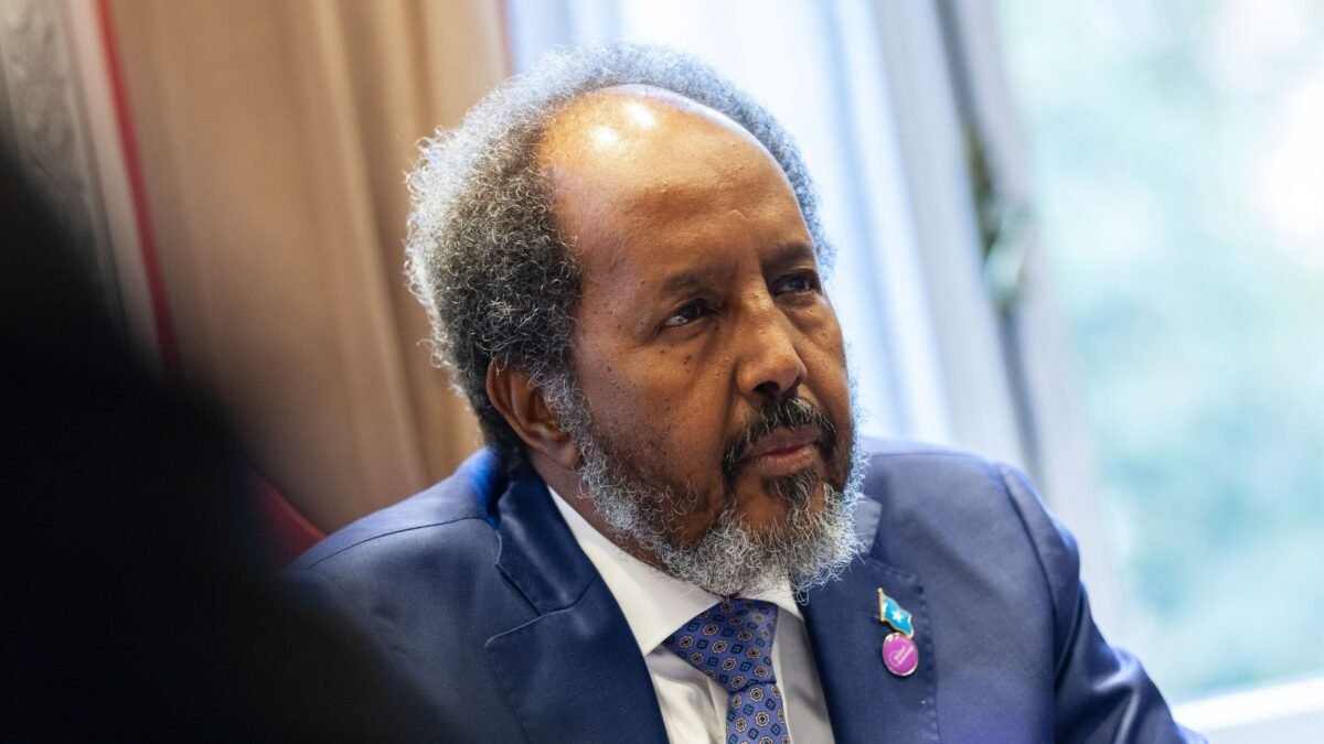 Hassan Sheikh Mohamud, President of Somalia, in 2023.