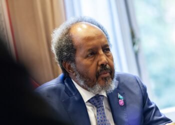 Hassan Sheikh Mohamud, President of Somalia, in 2023.