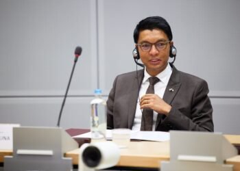 Andry Rajoelina, President of Madagascar.