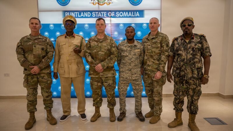 US Africa Command officials during a series of high-level visits.