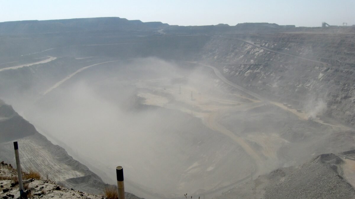 The Jwaneng open-pit diamond mine, Botswana.