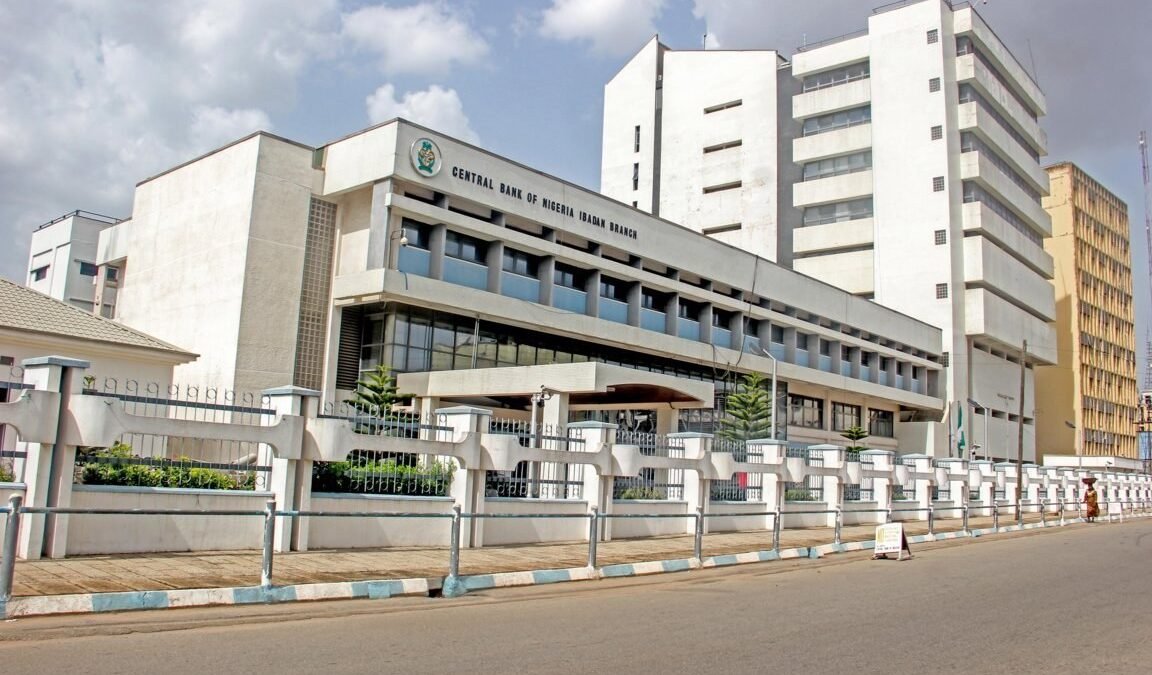 The Central Bank of Nigeria building in Ibadan.