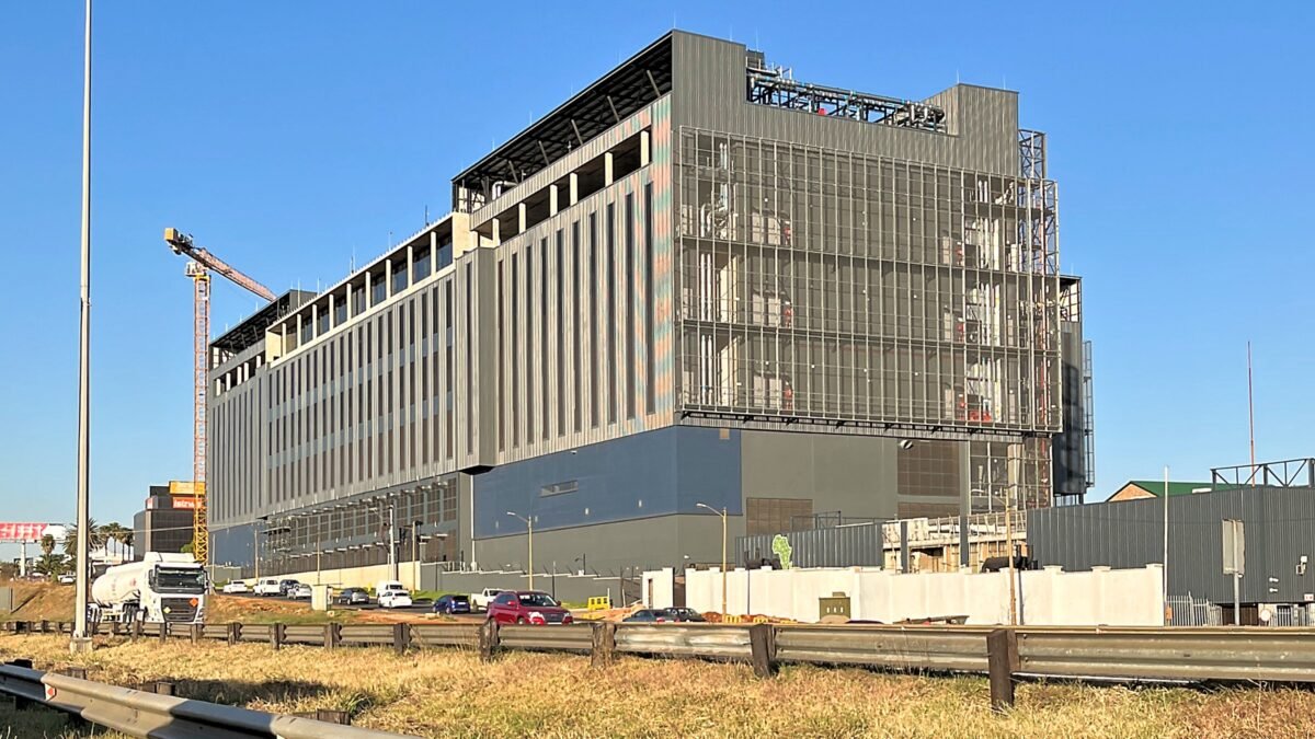 A large data centre facility at Isando, Johannesburg, South Africa.
