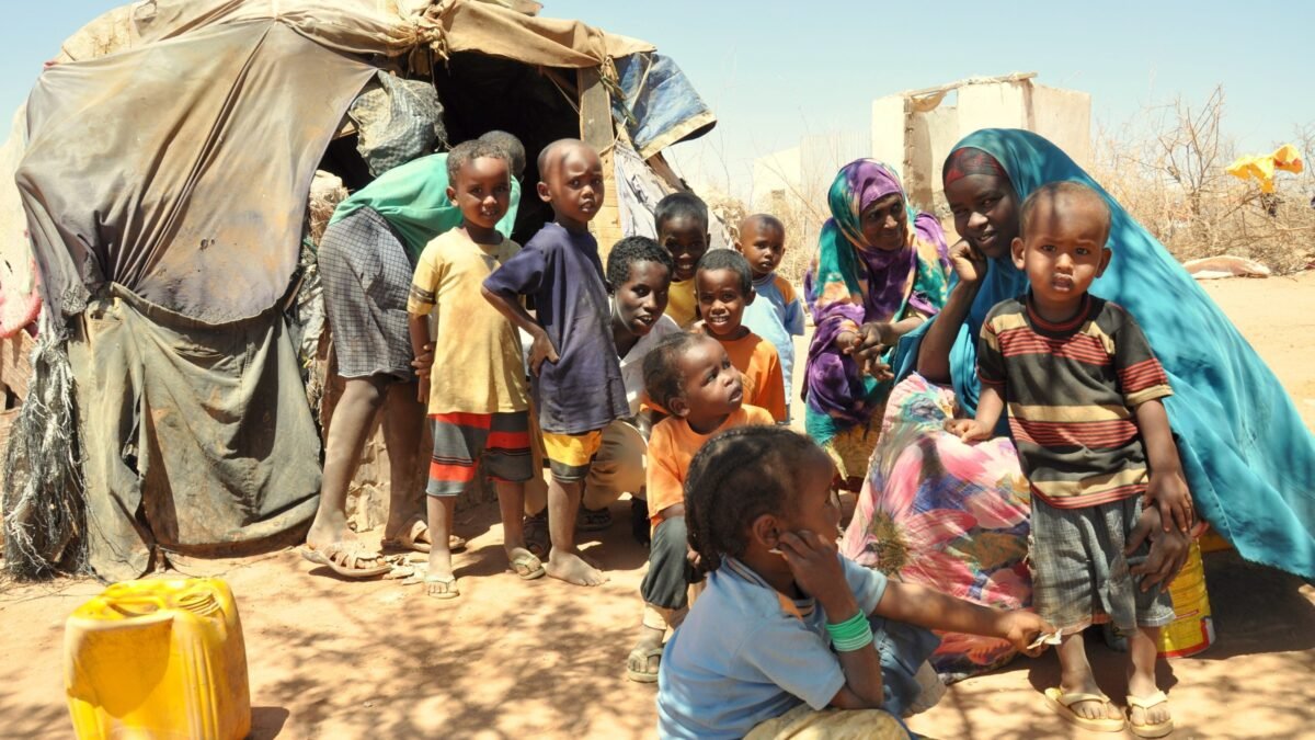 Ali Hussein camp for internally displaced people on the edge of Burao.