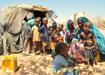 Ali Hussein camp for internally displaced people on the edge of Burao.