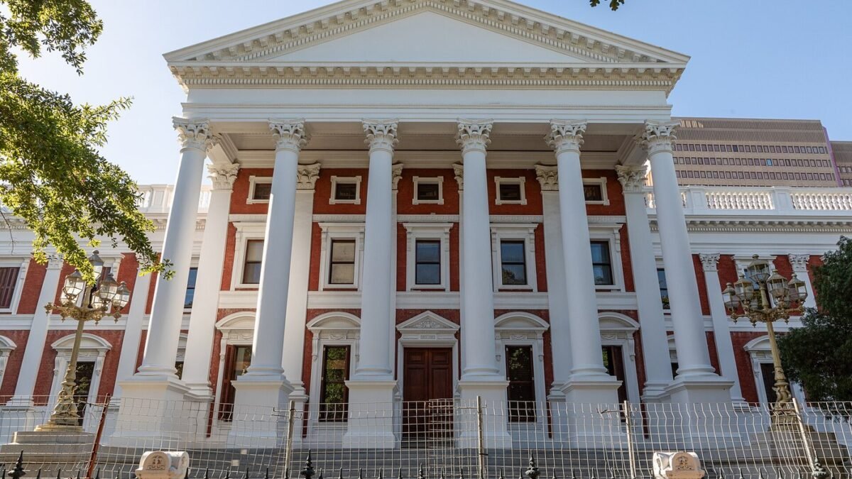 The Parliament of South Africa in Cape Town.