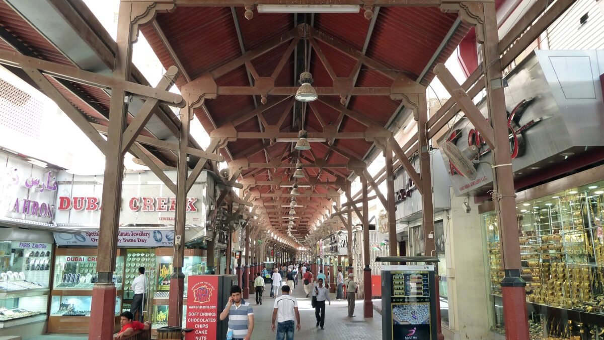 The Dubai Gold Souk, the retail face of the emirate's bullion trade and the clearing point Sudanese gold still reaches.